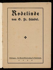 Libretto zu Rodelinde