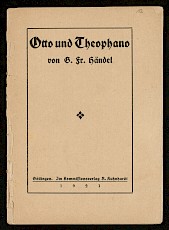 Libretto Otto und Theophano