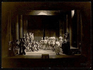 Szenenbild aus der Oper Julius Caesar